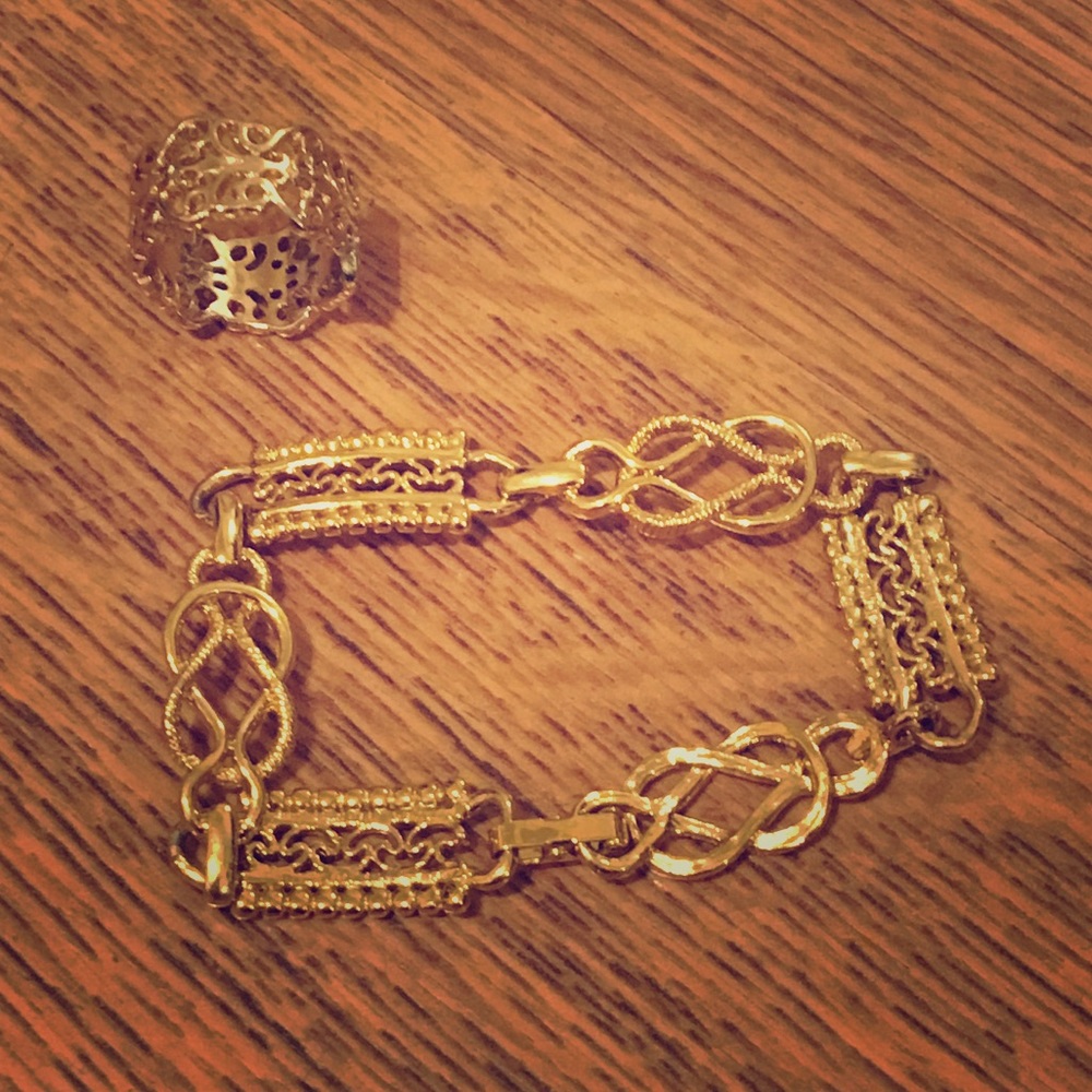 Gold Ring & Bracelet